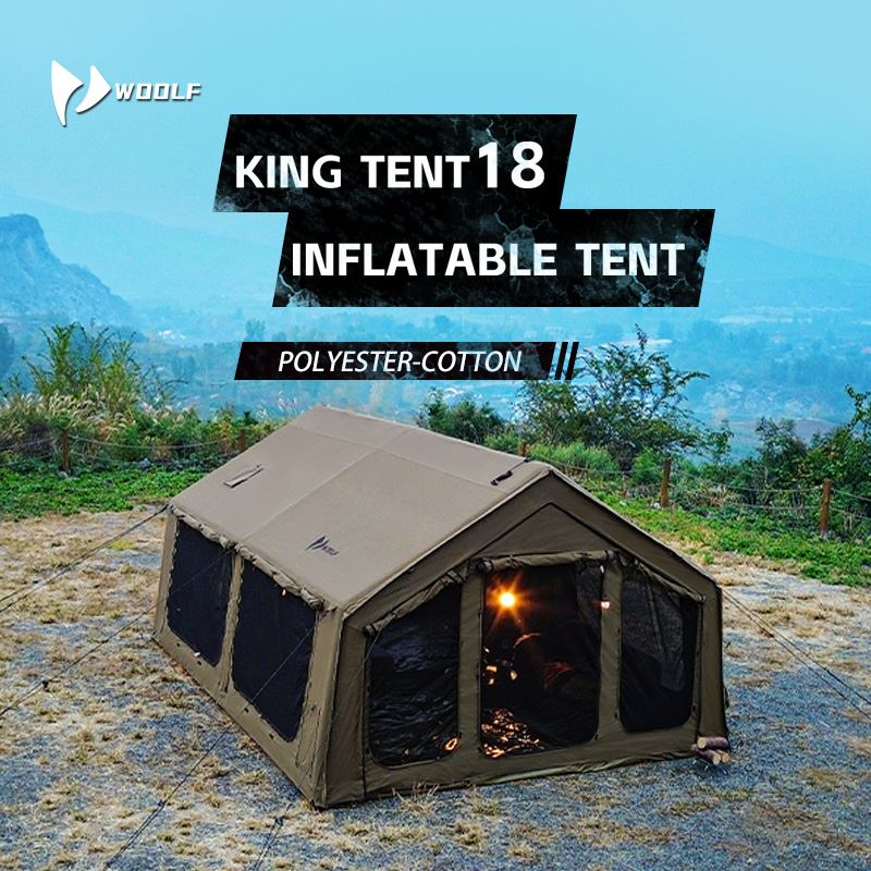 9-person Polyester Cotton Inflatable Tent