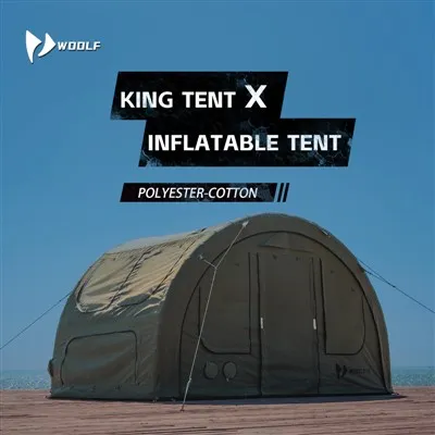 Arched Polyester Cotton Inflatable Tent