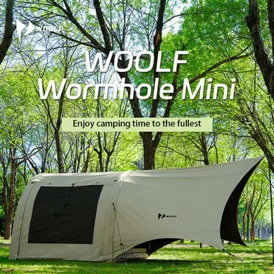 Black Vinyl Oxford Fabric Inflatable Tent